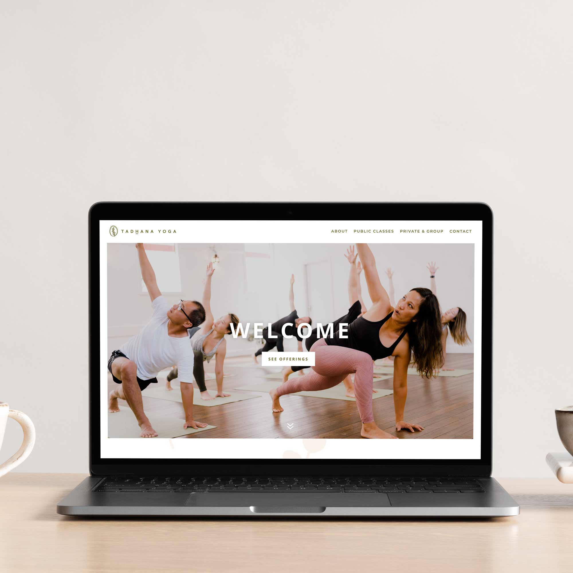 Brisbane-based branding and web design for yoga teachers